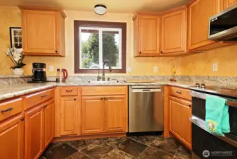Kitchen with updated appliances