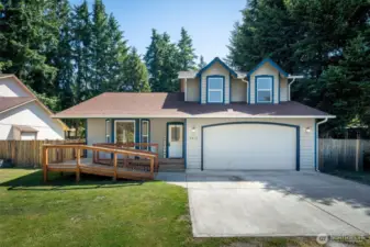 Covered front porch and ADA access