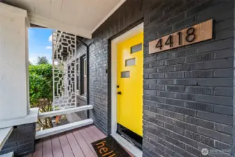 Wrap around front porch