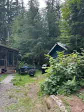 Temporary structures on property.