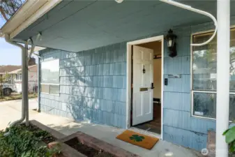 Charming curb appeal with a welcoming front porch