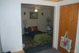 2 Bedrooms are connected both have closet space