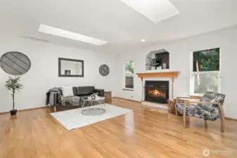 Family room off the kitchen