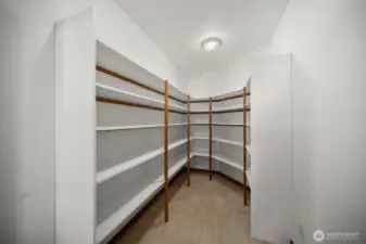 Large walk-in pantry