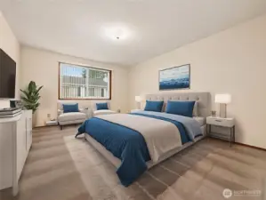 Bedroom 2-virtually staged