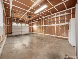 1 car garage with plenty of additional storage