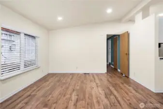 Light and bright living room.