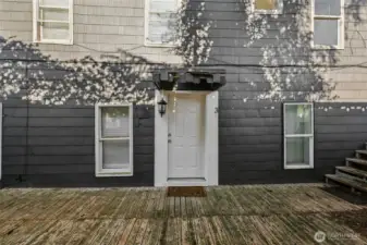 Unit 3 is a one bedroom with its own separate entrance