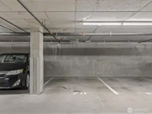 #70, assigned parking