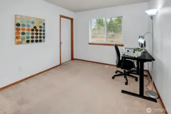 Bedroom #3 with walk-in closet.