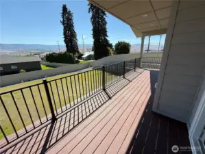 Covered deck looking SW