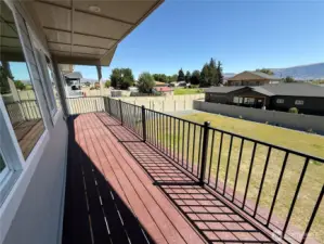Covered deck looking SE