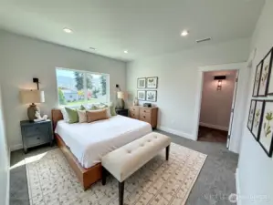 Primary Bedroom Virtual Staging