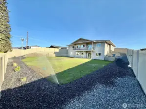 Massive backyard space
