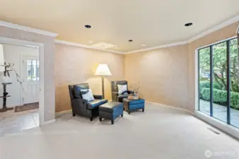 Main floor office or flex room