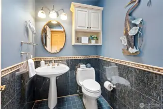 Main floor powder room