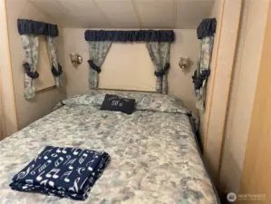 The primary bedroom.