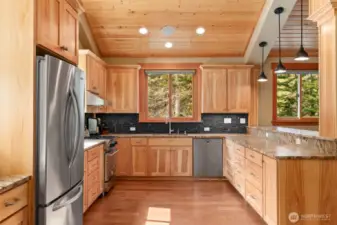 Roomy kitchen for the most discerning chef's talents.