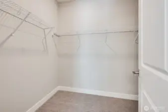 Primary walk in closet