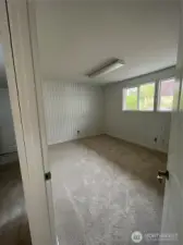 Downstairs non-conforming 4th bedroom.