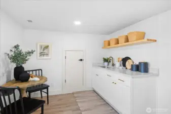 Bonus room wet bar