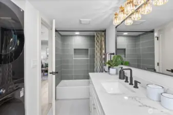 Downstairs Bathroom/Laundry