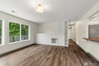 fireplace living room