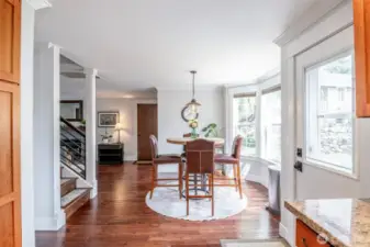 Eat-in kitchen for additional, relaxed dining
