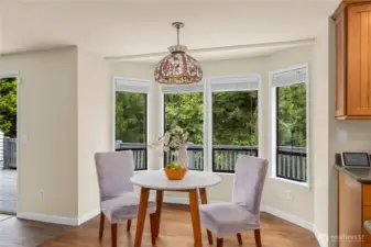 Enjoy your morning coffee and looking out to your beautiful and private dedicated green space.