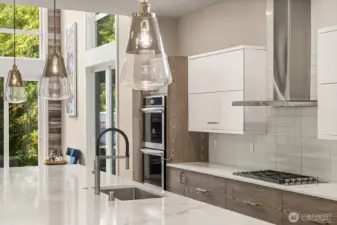 Designer cabinets for convenience and ease