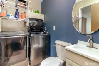 Laundry room with 1/2 bath