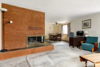 Mid-Century Modern Fireplace