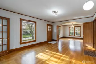 Dining Room with Fireplace
