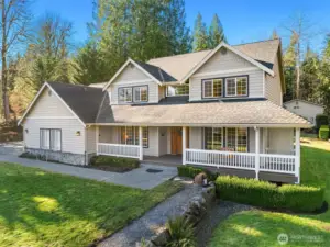 Welcome to Lake Joy! Move-in ready classic 2-Story home on 2.44 scenic acres with 4 car shop.