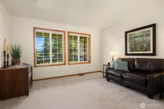 Marge Main floor office/den with mountain view.