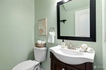 Powder Room on main.