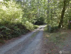 After R at Y continue to bridge across Carr Creek, go to Gate.