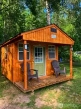#2 Old Hickory 10'X10' w/ 4' porch. 2 bunk beds.