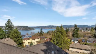 3 of 4 -- View from future front of 3-floor home’s roof deck, looking NE