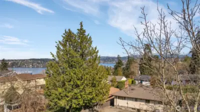 4 of 5 -- View from future back of 3-floor home’s top floor, looking NE.