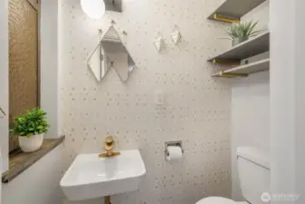 Half Bathroom Main Level