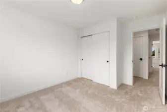 Upper level laundry room