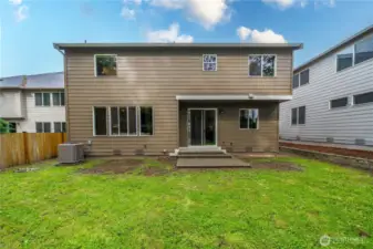 Spacious backyard is perfect for the upcoming summer!