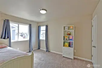 Bedroom 2 with large walk-in closet