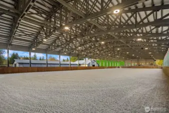 200'x70' Indoor arena with GGT footing