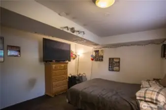 Downstairs bedroom being used as Primary room, second kitchen and bonus room and bath downstairs as well.  Primary suite?