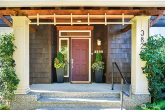 Inviting entrance to your new home
