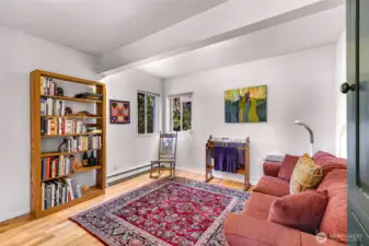 Bedroom 2 is currently used as an office