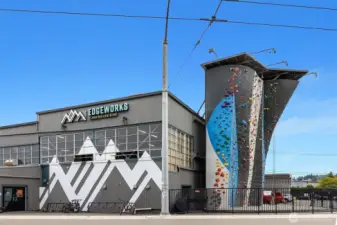 Scenes from around Ballard - Edgeworks Climbing Gym