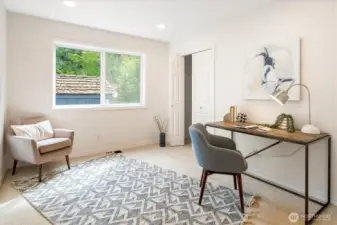 Downstairs office/bedroom
